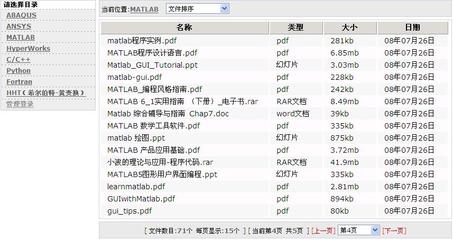 CAE软件技术学习交流区大量matlab教程、书籍、程序!觉得好就顶下,下载地址 -